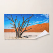 Arbre mort à Deadvlei, Namibie (Serviette à main)