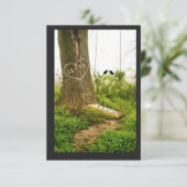 Arbre n Swing w Birds Mariage campagnard Cartes RS (Debout devant)