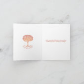 Arbre orné de la vie Merci Bat mitzvah orange (Intérieur)