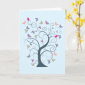 Arbre papillon 1 ~ Modèle de Personnaliser des pap (Fleur jaune)