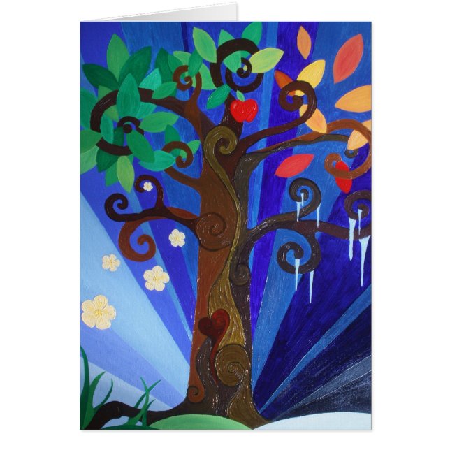 Arbre pendant toutes les saisons (Devant)