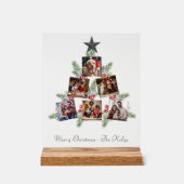 Arbre photos de Noël personnalisées (Recto)