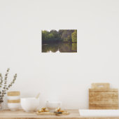 Arbre Réflexions Waterscape Photo Poster (Cuisine)