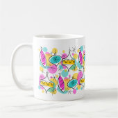 Arbre rétro Baubles Multi mug (Gauche)