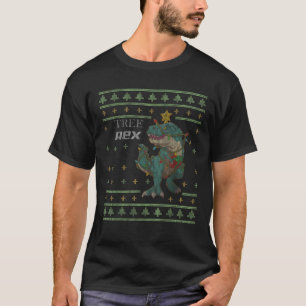 Arbre Rex Dinosaur Vilain Sweat de Noël Cute Rex