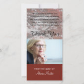 Arbre rouge d'automne de Merci commémoratif de (Devant)