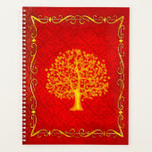 Arbre rouge et or Faux Cuir Tome ancien (Devant)