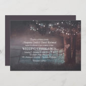 Arbre Rustique été Faire-part de mariage extérieur (Devant / Derrière)