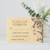 Arbre rustique & jarres de maçon mariage rsvp (Debout devant)