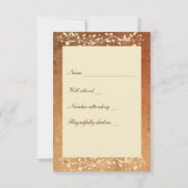 Arbre rustique rouge chaud rsvp avec enveloppes (Dos)