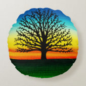 Arbre silhouette coussin (Devant)