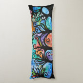 Arbre silhouette coussin (Dos (Vertical))