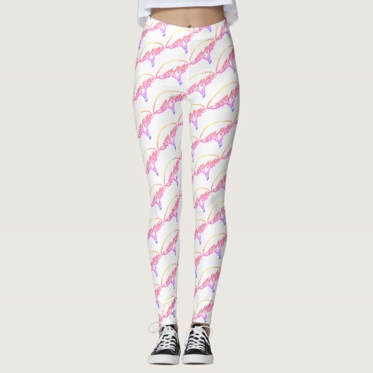 Arbre, Socotra Dragon Tree Dessin Leggings (Devant)