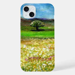 ARBRE SOLITAIRE DANS LE CHAMP DE FLEURS JAUNES, TO