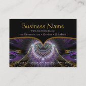 Arbre spirituel Cartes de visite holistiques (Dos)