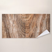 Arbre texture bois massif brut (Serviette de bain)