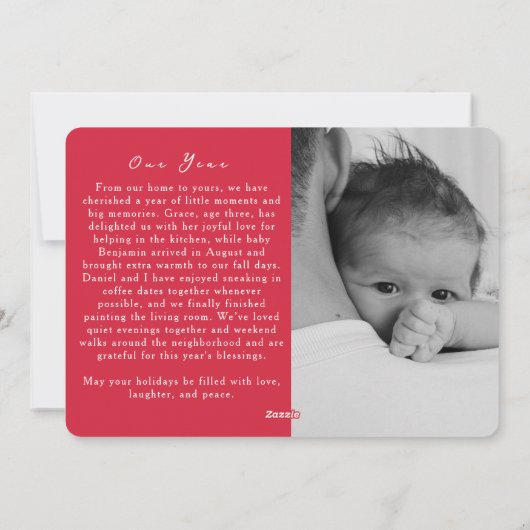 Arbre tiré à la main avec bougies Carte photo de v (Dos)