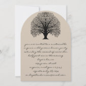 Arbre Tourbillon Noir Invitation (Devant)