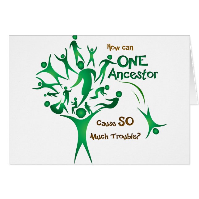 Arbre une ancêtre (Devant horizontal)