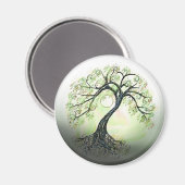 Arbre vert de la Lune aimant (Recto/Verso)