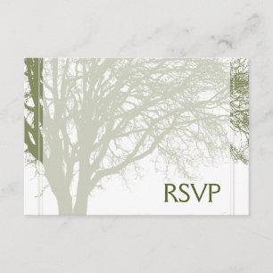 Arbre vert de la vie Barre Mitzvah RSVP