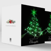 Arbre vert de Noël | de cartes de sympathie