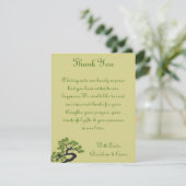 arbre vert japonais de bonsaïs du carte de (Debout devant)