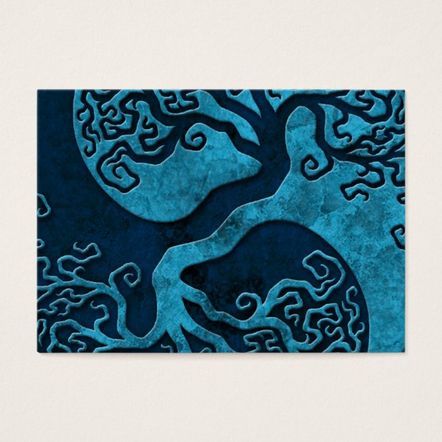 Arbre Yin Bleu Yang, plein (Devant)