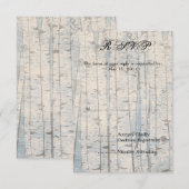 Arbres à bouleau blanc RSVP (Devant / Derrière)