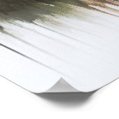 Arbres à l'aquarelle Art mural rustique de la natu (Coin)