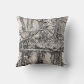 "Arbres à Lough Dan" Dessin de Coussin (Verso)