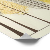 ARBRES ACCUEIL MUR ART POSTER (Coin)