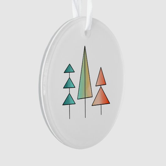 arbres arc-en-ciel modernes du milieu du siècle ro (devant)