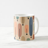 Arbres atomiques Retro Café Mug (Devant droit)