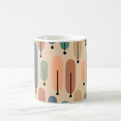 Arbres atomiques Retro Café Mug (Centre)