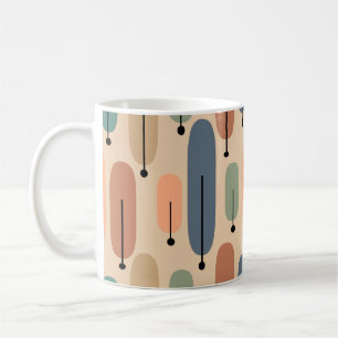 Arbres atomiques Retro Café Mug