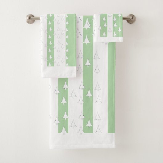 Arbres blancs + Grandes vertes Pastel (En situation)