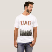 Arbres Bois Anniversaire Papa T-Shirt (Devant entier)