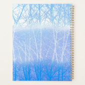 Arbres Brumeux Givrés Bleu Bébé (Dos)
