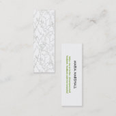 ARBRES Carte de visite mince (Devant / Derrière)