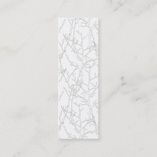 ARBRES Carte de visite mince (Devant)