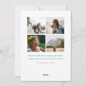 Arbres Colorés Lumineux Vacances Non Carte photo (Dos)