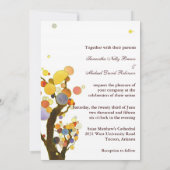 Arbres d'amour : Invitations formelles de mariage (Dos)