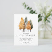 Arbres d'automne Déménagement Nouvelle carte posta (Debout devant)