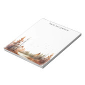 Arbres d'automne et Bloc-notes Feuille (Tourné)