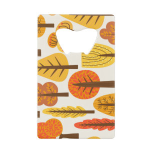 Arbres d'automne, motif sans soudure.