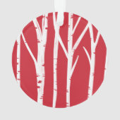 Arbres de bouleau de forêt d'hiver et photo (dos)