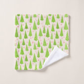 Arbres de Noël (Gant de toilette)