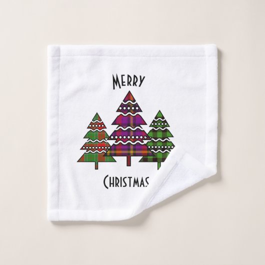 Arbres de Noël (Gant de toilette)