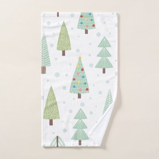 Arbres de Noël (Serviette à main)